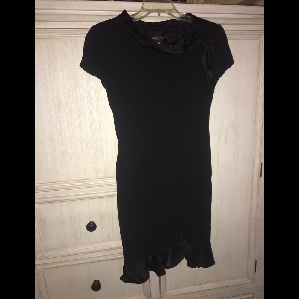Donna Rocco Black Dress Size 2 Petite
